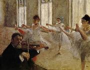 Dancing school, Edgar Degas